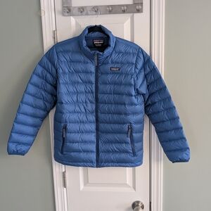 Patagonia Kids Sz. 14 Blue Puffer Jacket